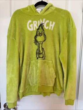 UNISEX The Grinch Fleece Sweatshirt Size Men Large